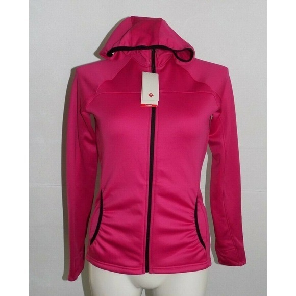 Specialized Therminal Pink Cycling Hoodie Full Zip Jacket Women S Relaxed Fit — image 2 of 6
